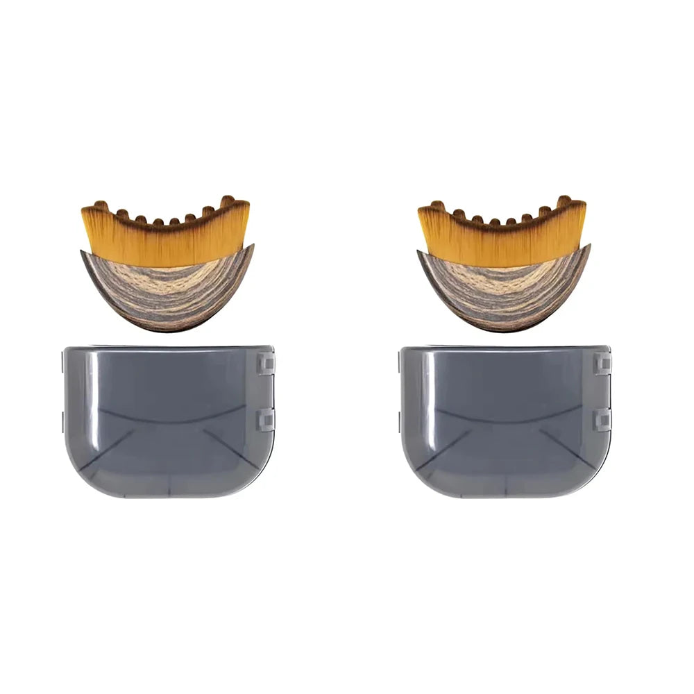 Contour Facial Brush Manual Lymphatic Drainage Massager Durable Soft Bristles  Ergonomic Facial Cleansing Brush for Shaping