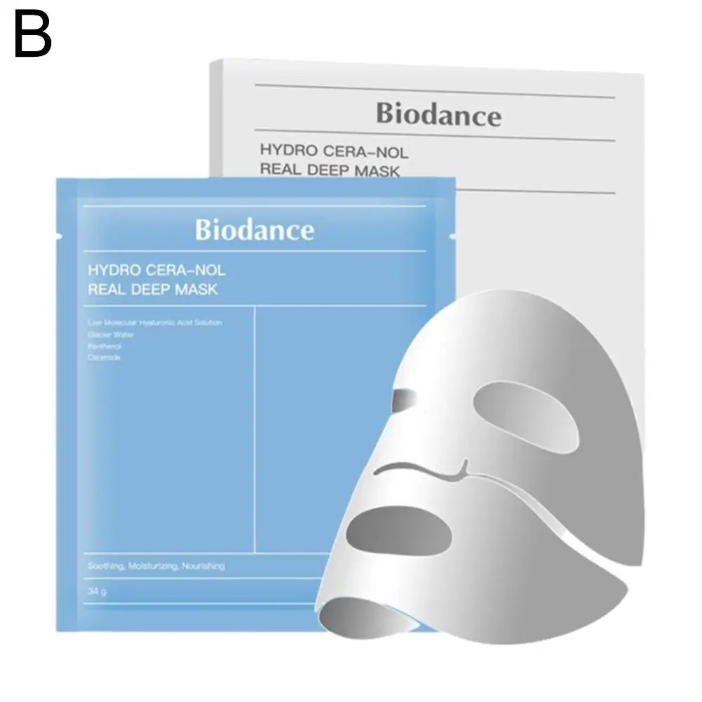 Biodance Bio-Collagen Deep Hydrating Gel Mask, Nighttime Moisturizing, Shrinking Pores, Improving Elasticity, Deep Hydration