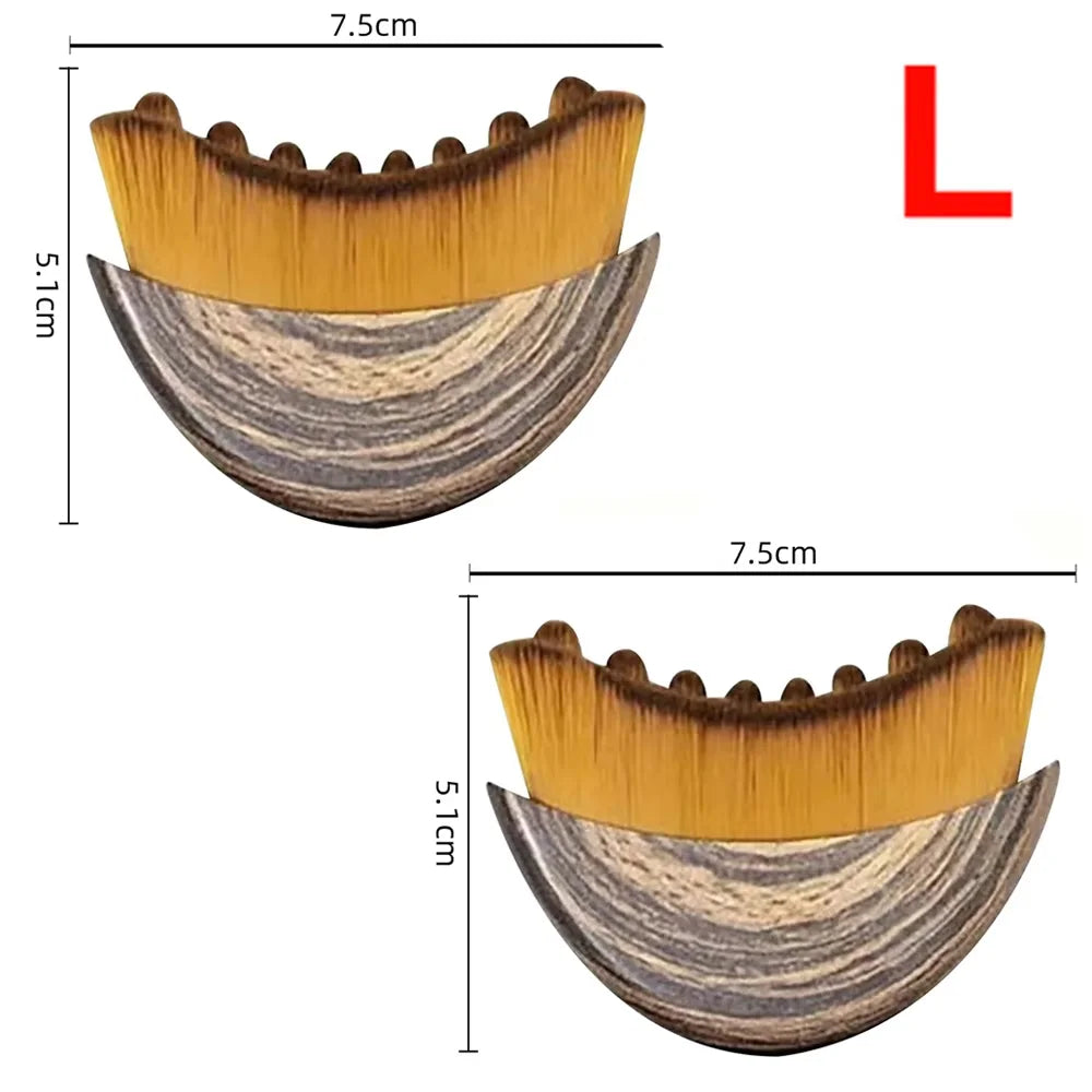 Contour Facial Brush Manual Lymphatic Drainage Massager Durable Soft Bristles  Ergonomic Facial Cleansing Brush for Shaping