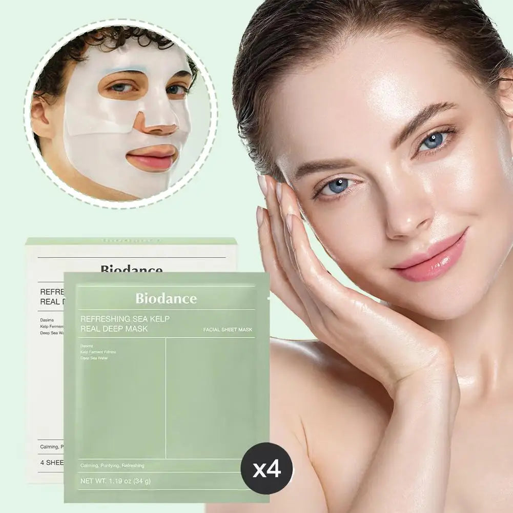 Biodance Bio-Collagen Deep Hydrating Gel Mask, Nighttime Moisturizing, Shrinking Pores, Improving Elasticity, Deep Hydration