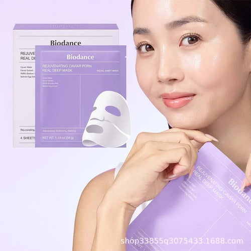 Biodance Bio-Collagen Deep Hydrating Gel Mask, Nighttime Moisturizing, Shrinking Pores, Improving Elasticity, Deep Hydration