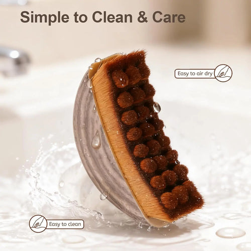 Contour Facial Brush Manual Lymphatic Drainage Massager Durable Soft Bristles  Ergonomic Facial Cleansing Brush for Shaping